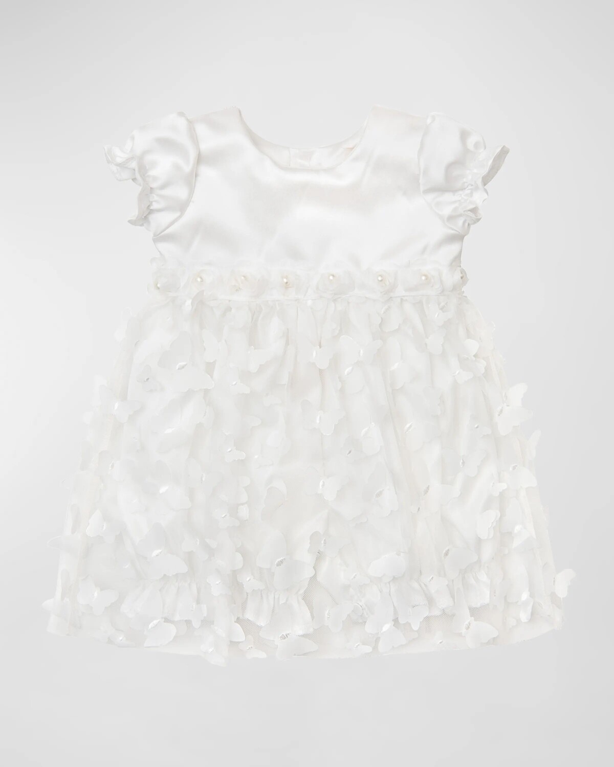 

Платье Bubble с украшением Butterfly Bliss для девочек, размер 0–24 мес Haute Baby, цвет White