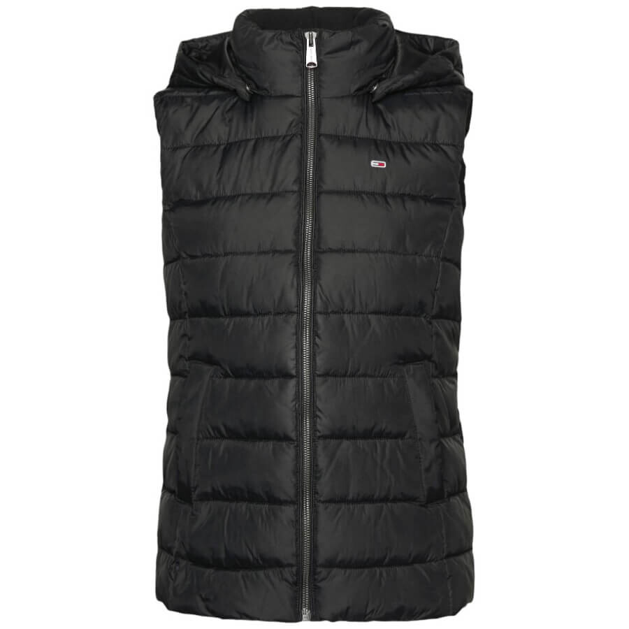 

Жилет Tommy Jeans by Tommy Hilfiger Basic Hooded Vest, черный