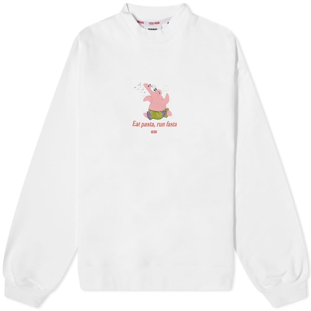

Толстовка GCDS x Spongebob Patrick Eat Pasta Crew Neck Sweat