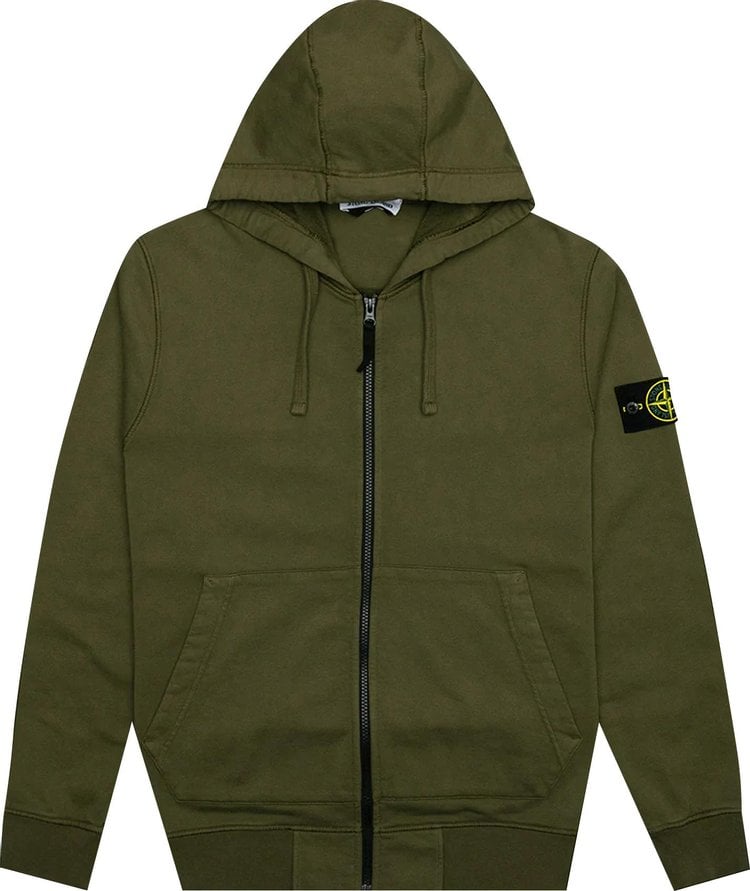 Dark green 2025 zip hoodie