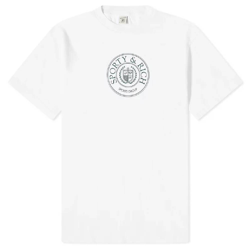 

Футболка Sporty & Rich Conneticut Crest, белый