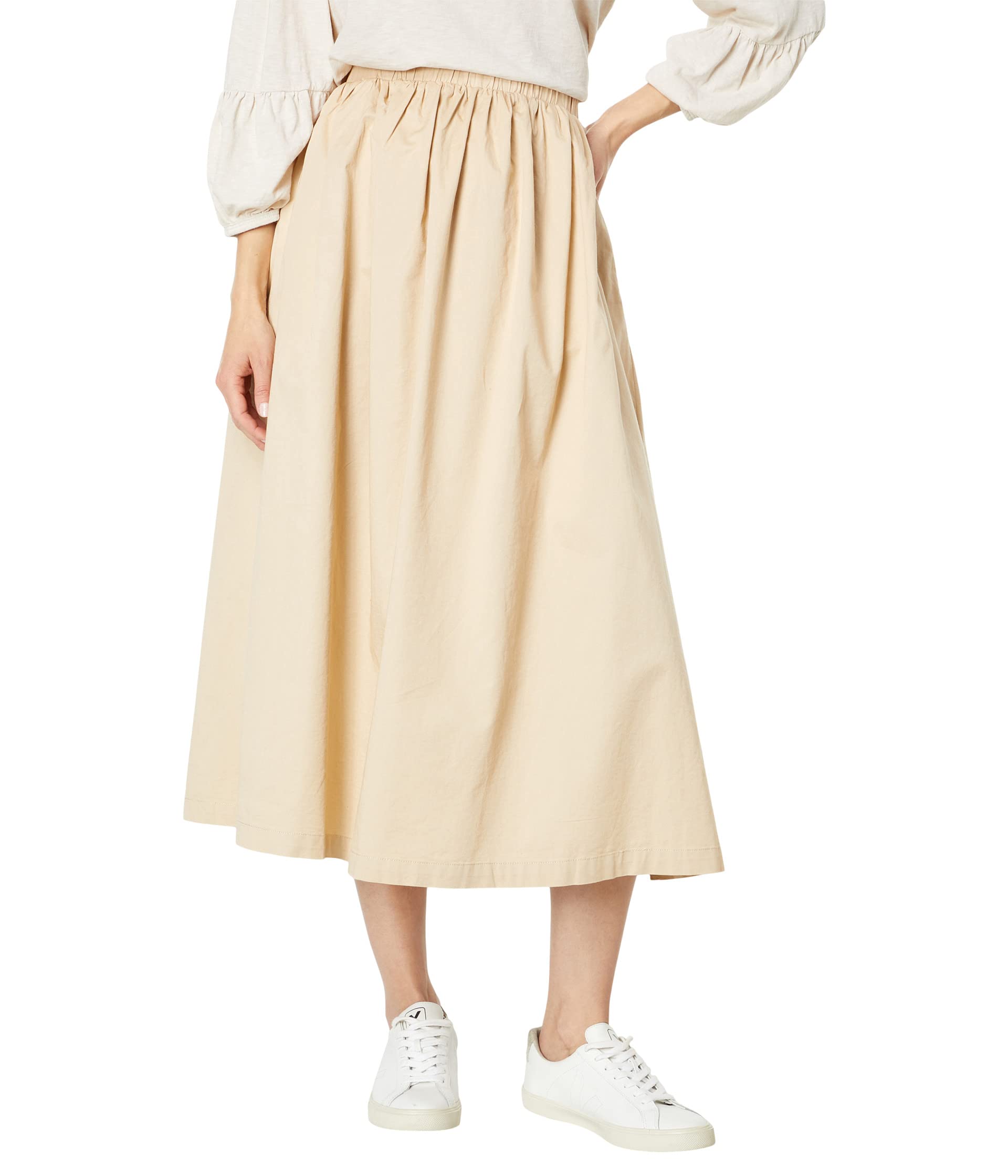 Юбка SUNDRY, Woven Full Skirt with Side Slit цена и фото