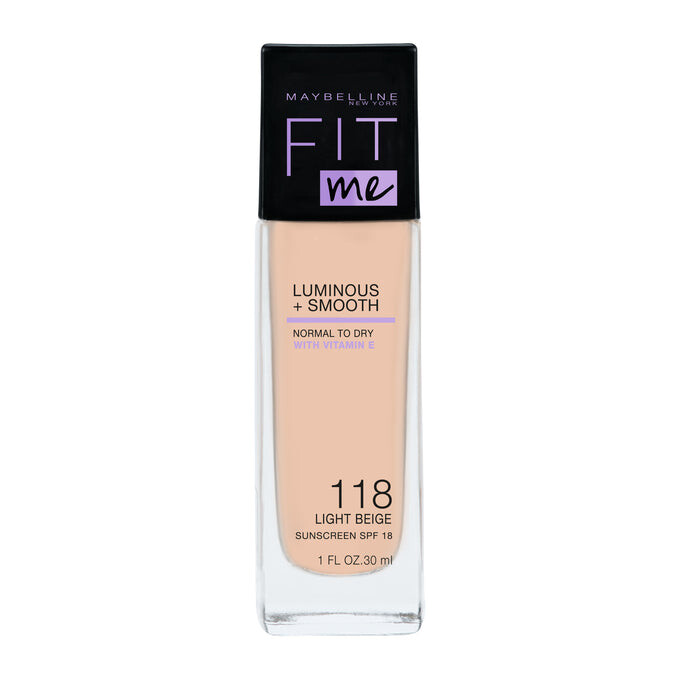 

Maybelline Fit Me Luminous + Smooth Foundation 118 Светло-бежевый 30 мл