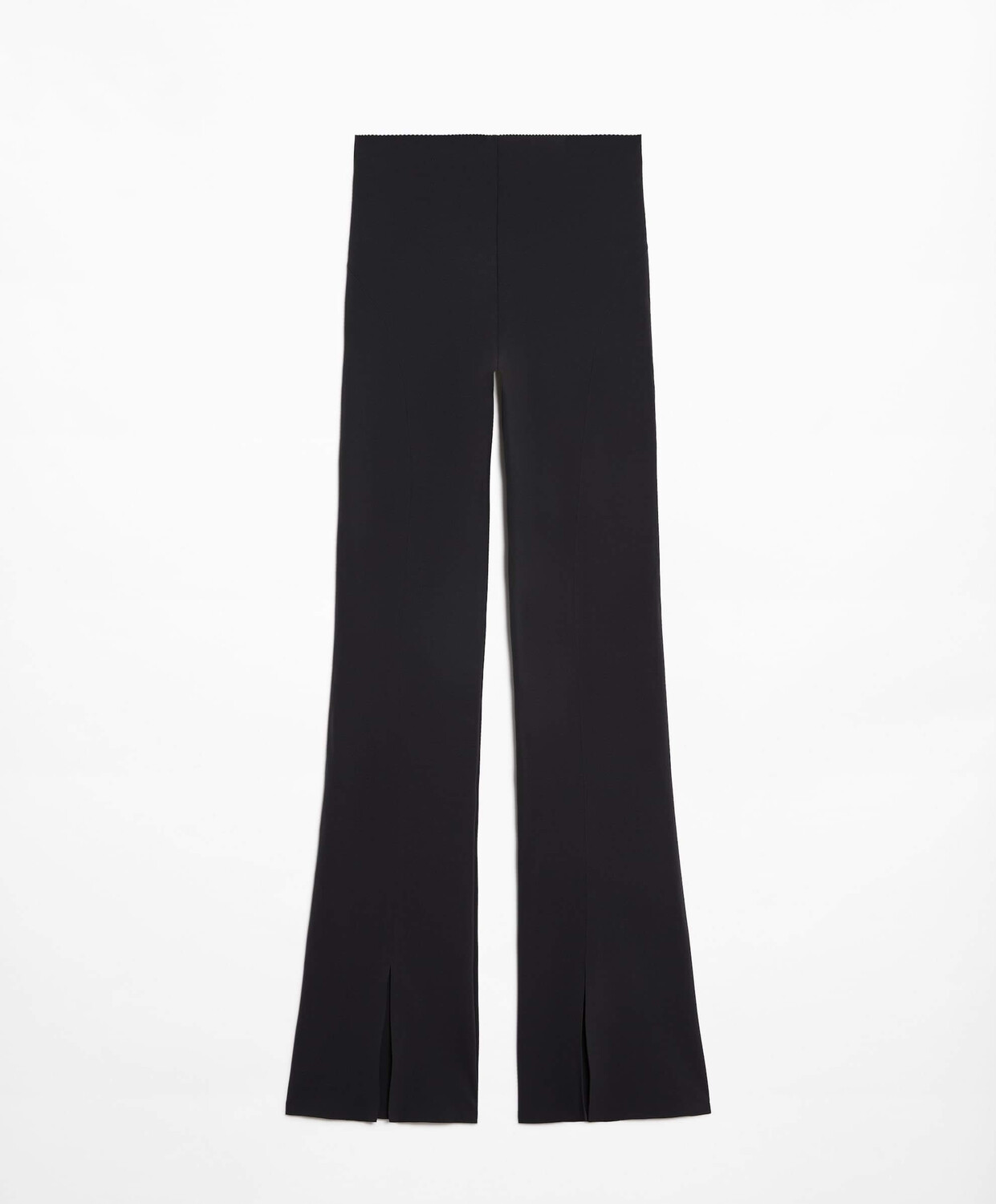 

Брюки-клеш Oysho Compressive Core Control Slit, черный