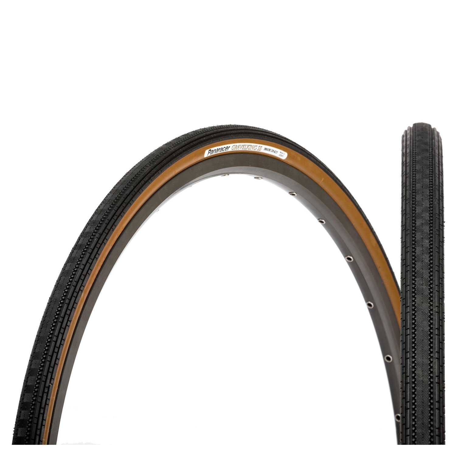 

Складная покрышка Gravelking Semi Slick — 28 дюймов — черная/коричневая PANARACER, черный
