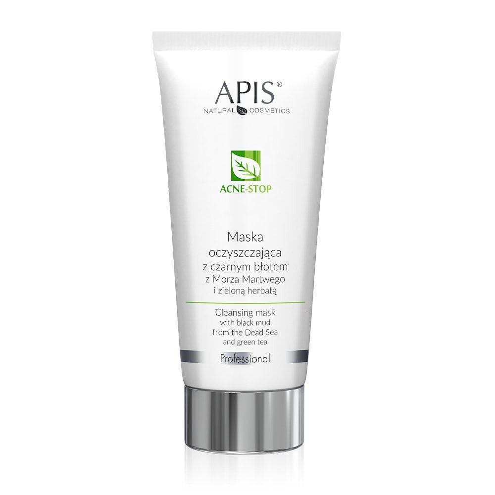 

APIS Очищающая маска Acne-Stop с черной грязью Мертвого моря и зеленым чаем 200мл