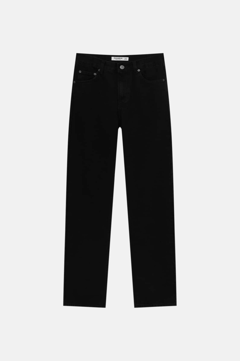 

Джинсы с высокой посадкой Pull&Bear, черный