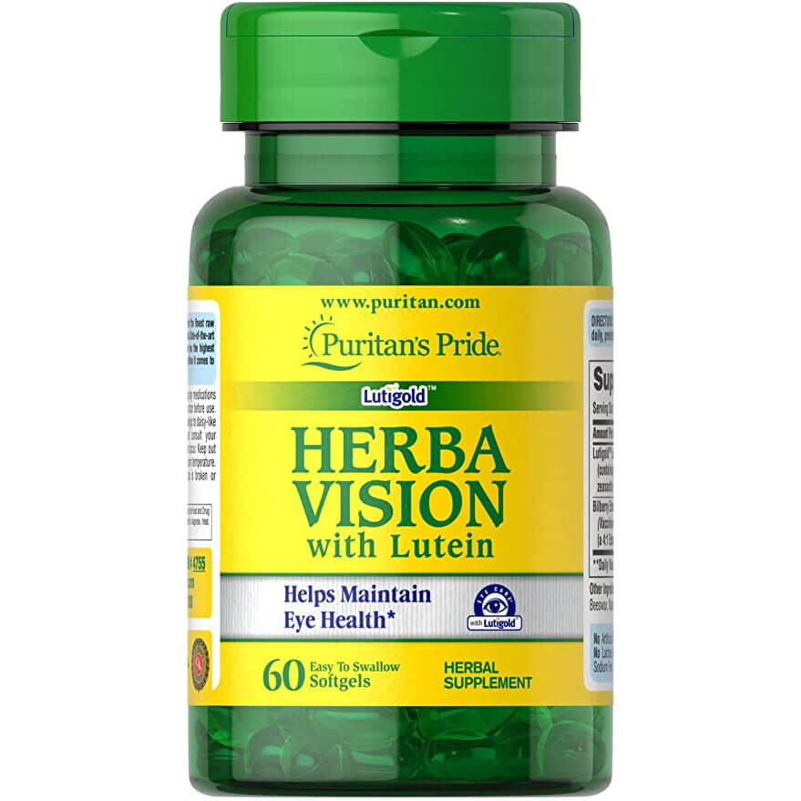 

Herbavision with Lutein Puritan's Pride, 60 капсул