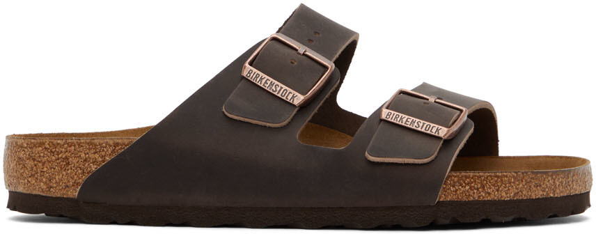 

Коричневые сандалии Аризона Birkenstock
