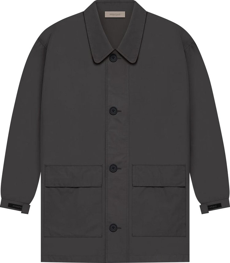 Куртка Fear of God Essentials Barn Jacket 'Iron', черный