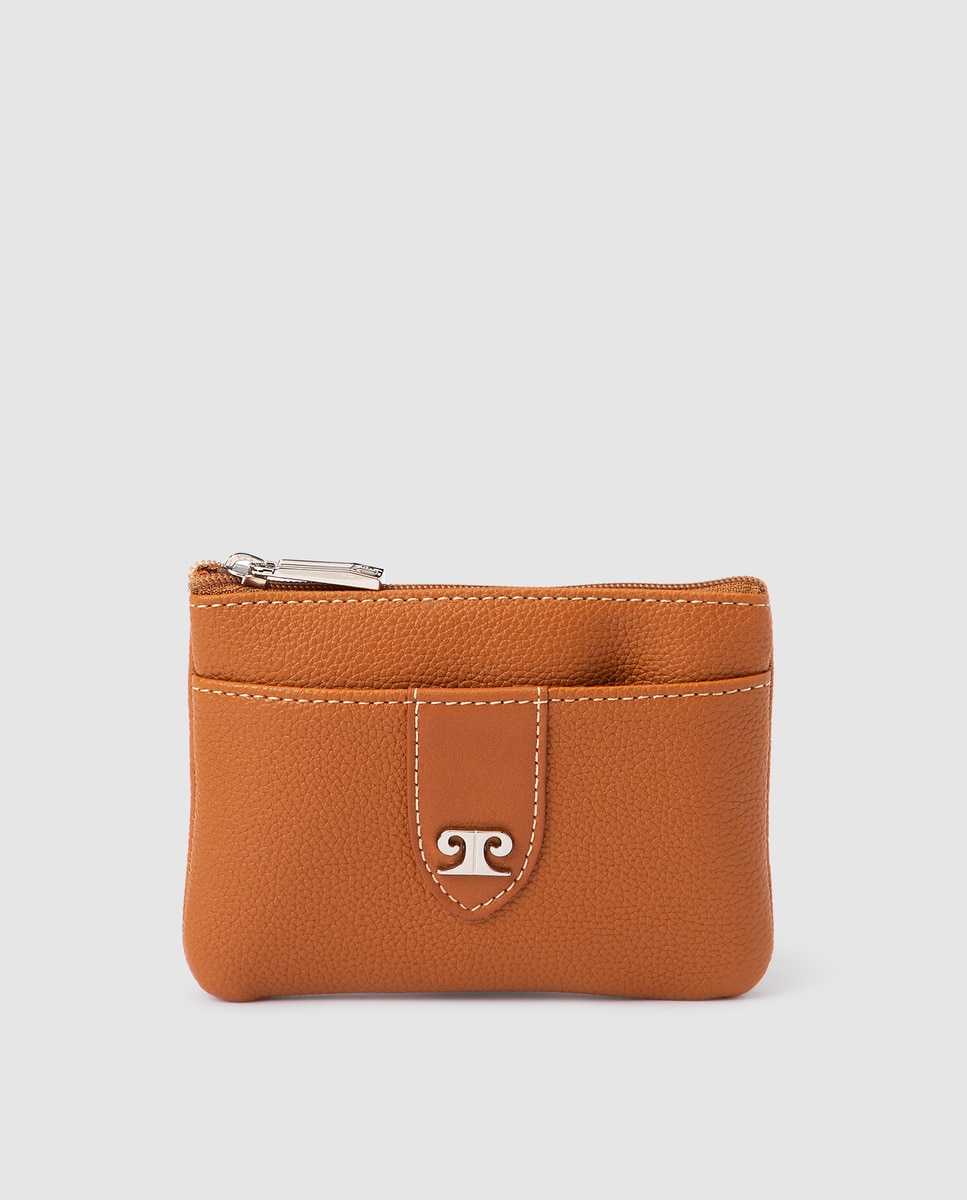 Женская коричневая сумочка Pierre Cardin на молнии Pierre Cardin, коричневый