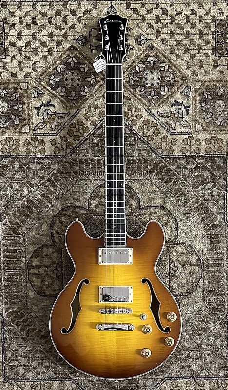 

Электрогитара Eastman T184MX Deluxe Thinline Electric Guitar in Gold Burst w/ Hardshell Case & Free Pro Setup #3701!