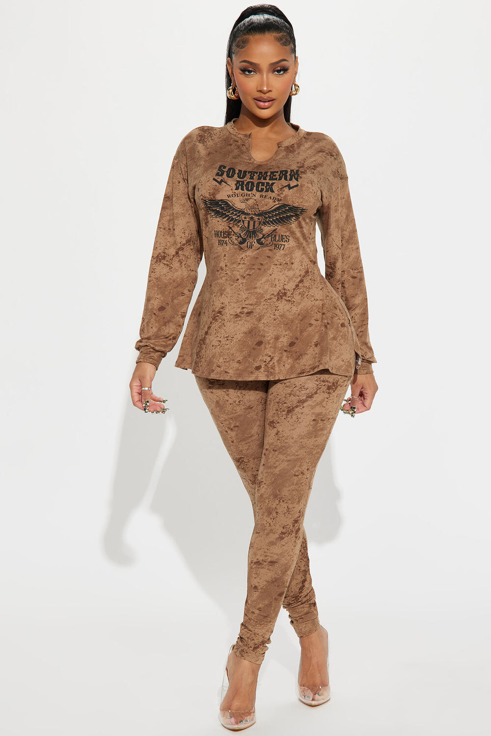 

Леггинсы Fashion Nova TP4304, шоколад
