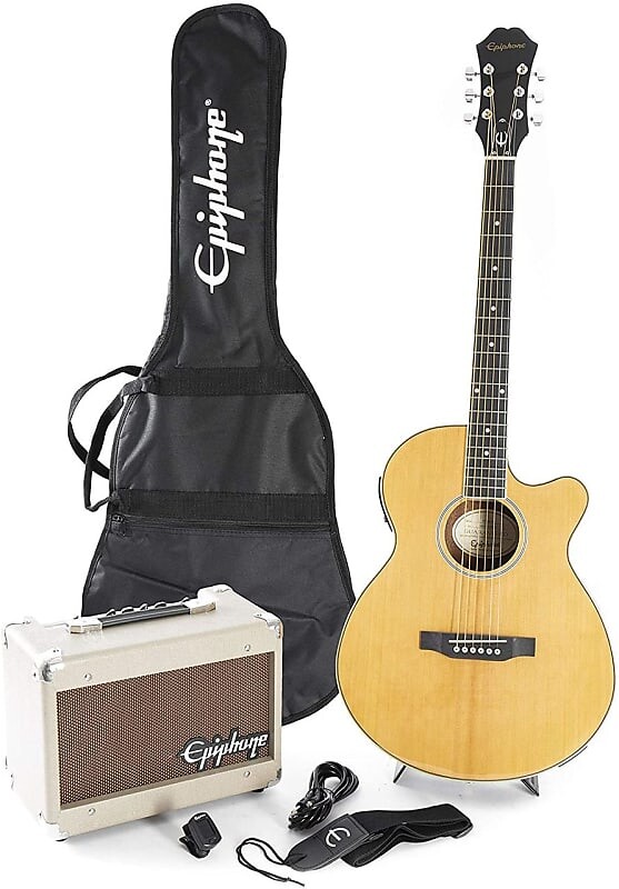 

Epiphone PR-4E Player Pack - Акустическая гитара Natural Epiphone PR-4E Player Pack - Guitar
