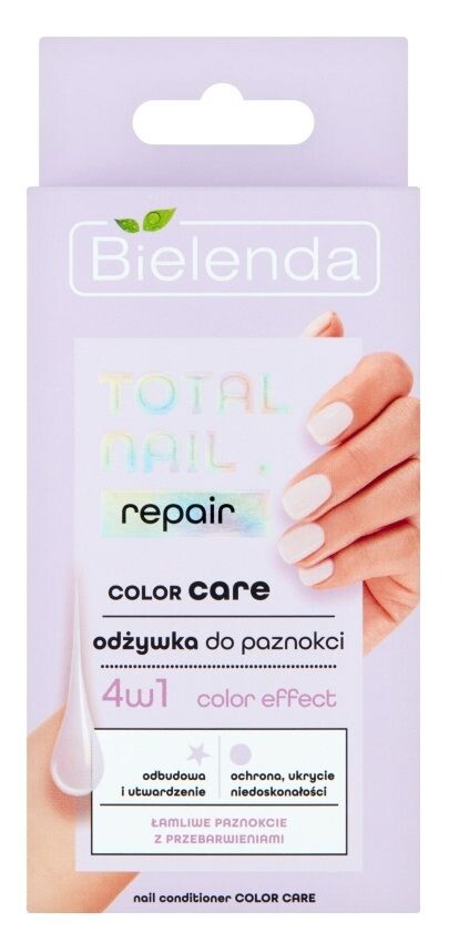 

Bielenda Total Nail Repair Color Care 4w1 Кондиционер для ногтей, 10 ml