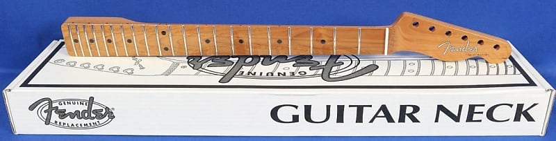 Fender Roasted Maple Vintera Telecaster Tele Оригинальный сменный гриф для гитары #1690 Roasted Maple Vintera Telecaster Tele Genuine Replacement Guitar Neck #1690