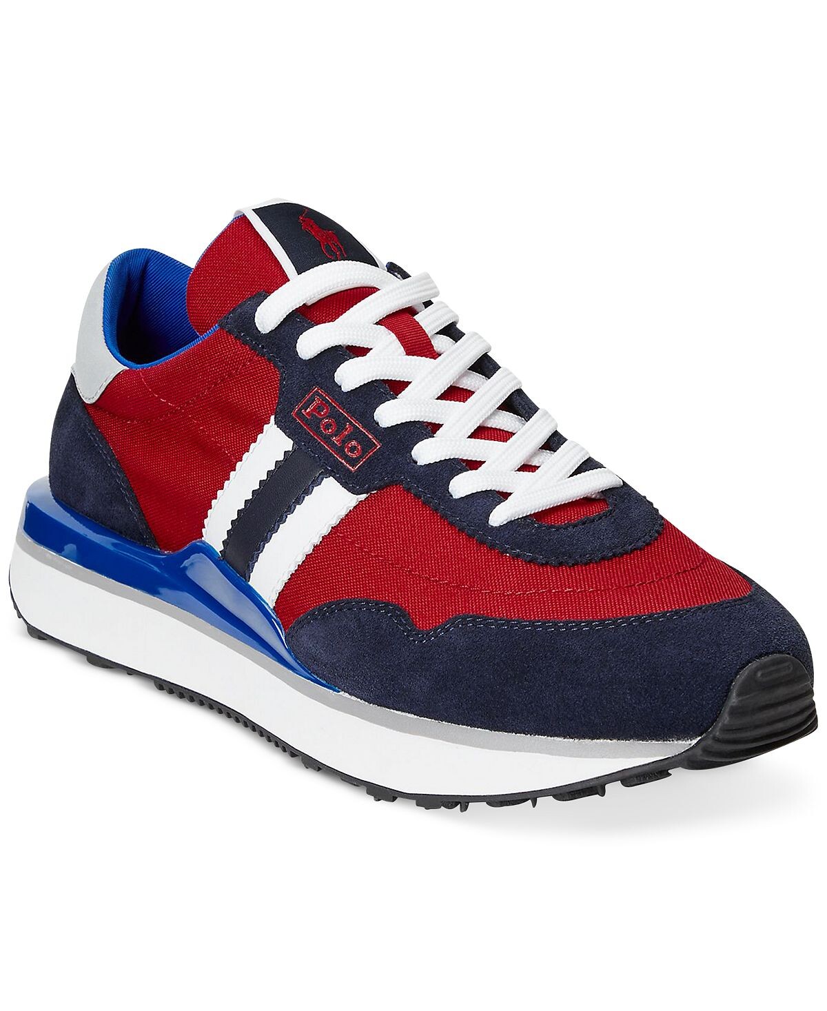 

Мужские кроссовки train 89 из замши и оксфорда Polo Ralph Lauren, мульти