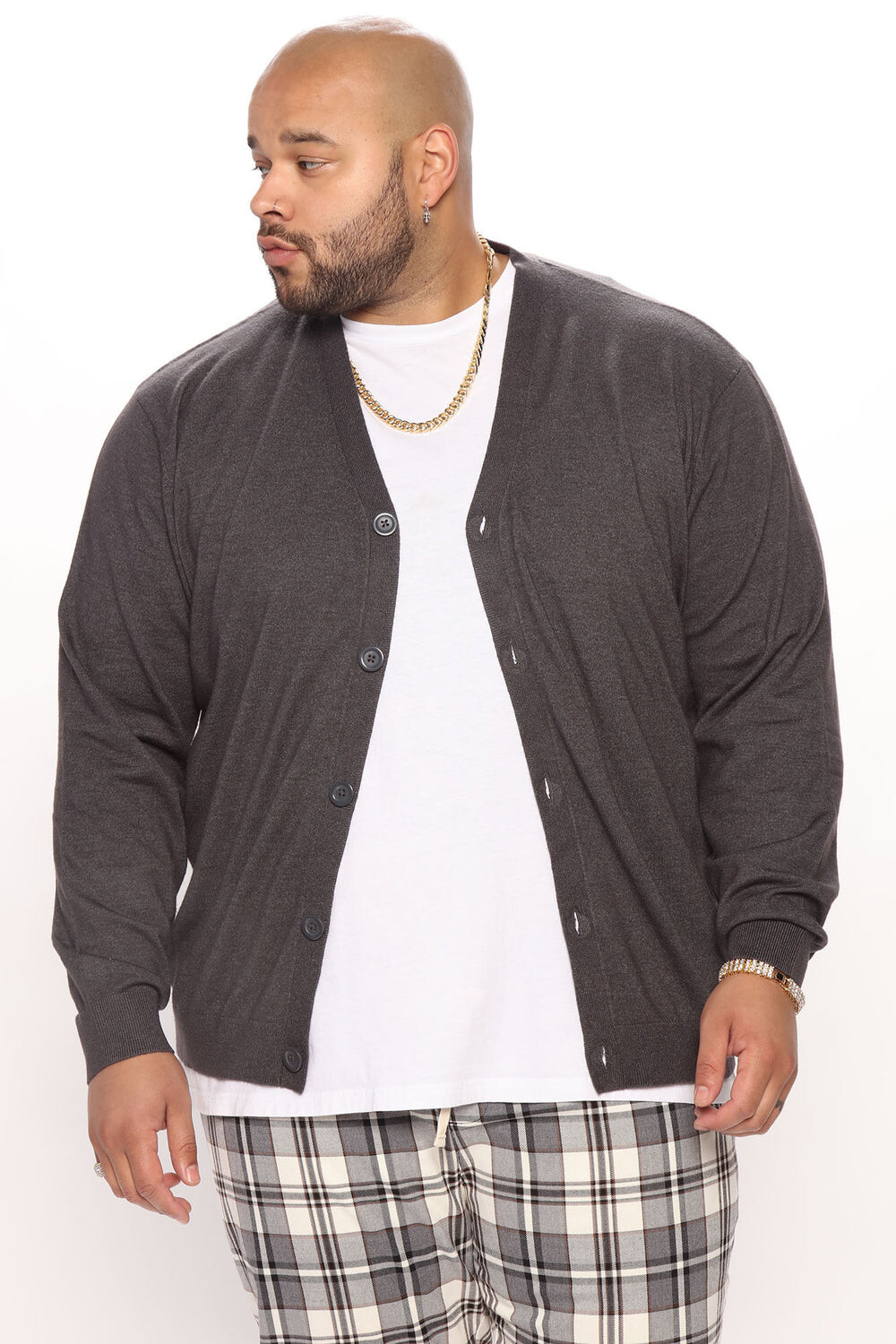 

Свитер Fashion Nova FNMM603, угольный, Серый