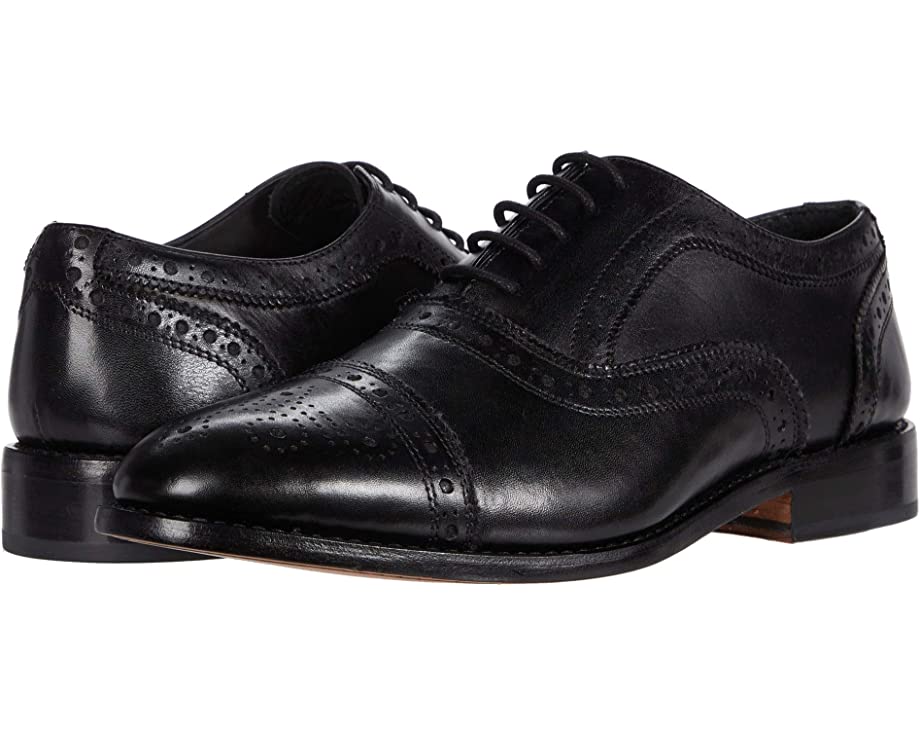 Оксфорды Ford Cap Toe Quarter Brogue Anthony Veer, черный - фото