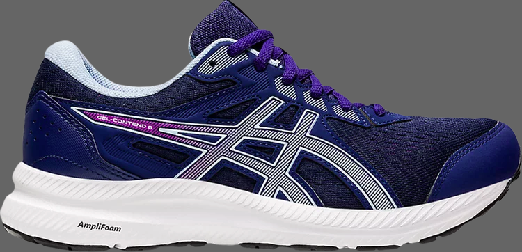 

Кроссовки wmns gel contend 8 'dive blue soft sky' Asics, синий