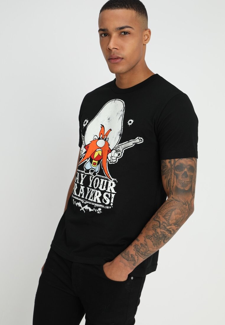 

Футболка с принтом LOGOSHIRT, черный