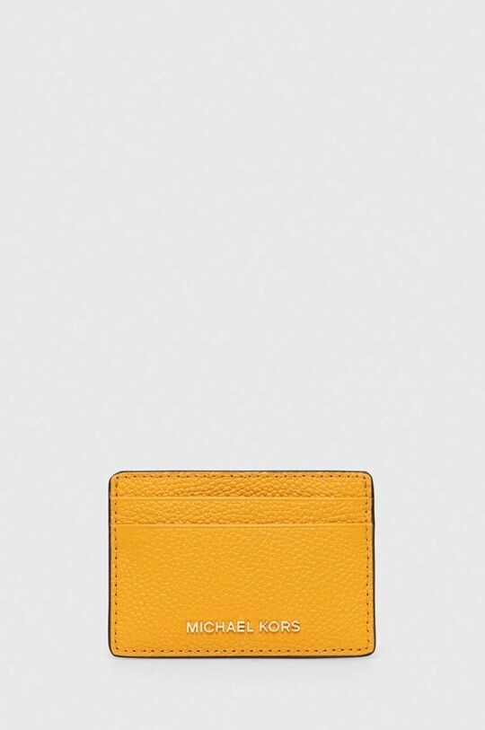 

Кожаная визитница 34F9GF6D0L MICHAEL Michael Kors, желтый