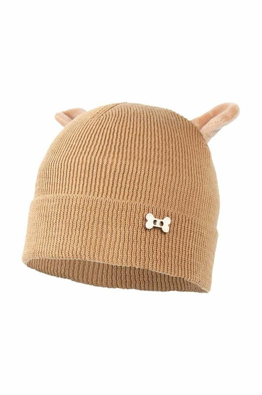 

Детская шапка Jamiks из хлопка JERRY, бежевый