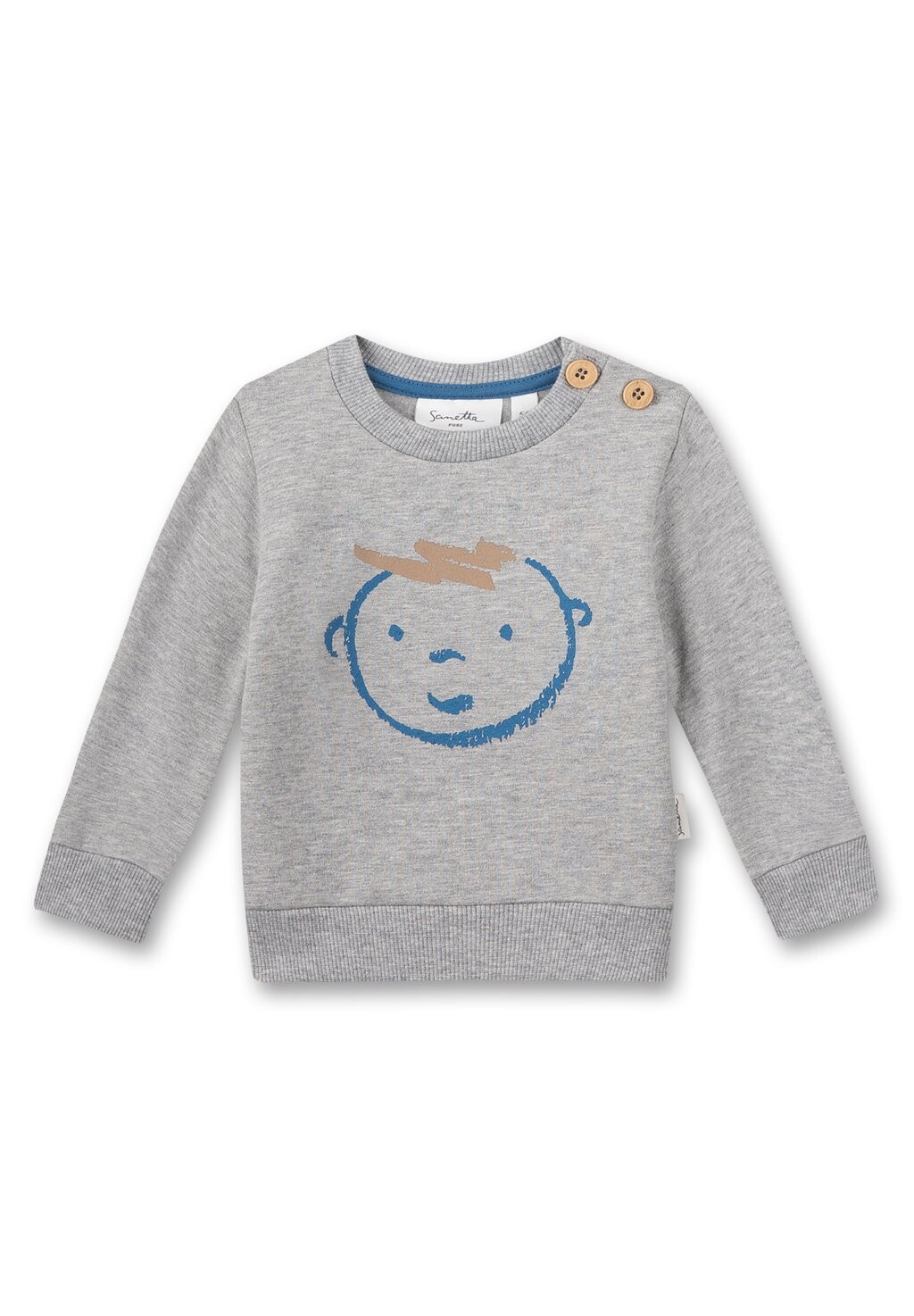 

Толстовка Sanetta Pure, цвет grau