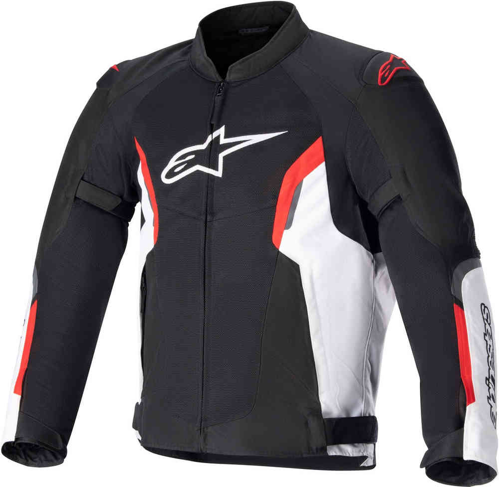 Текстильная куртка для мотоцикла AST-1 V2 Air Alpinestars, черный/белый/красный цена и фото