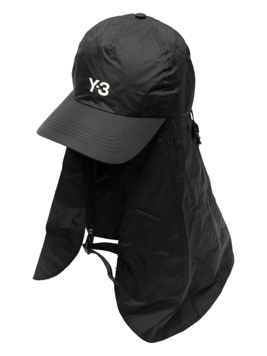 

Шапка с вышитым логотипом Y-3, черный