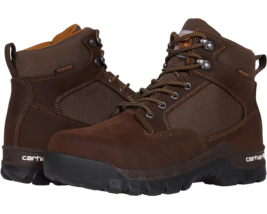 Ботинки Carhartt Rugged Flex 6 Waterproof Steel Toe, цвет Chocolate Brown Oil Tanned