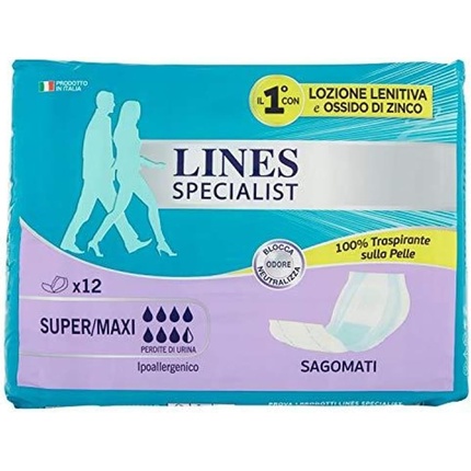 цена Прокладки Lines Specialist от недержания для мужчин и женщин — упаковка из 12 шт.
