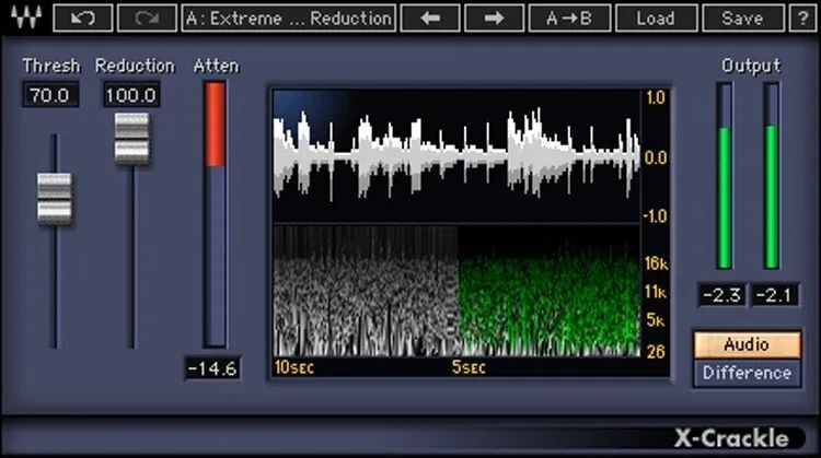 

Плагин Waves X-Crackle для удаления треска и поверхностного шума