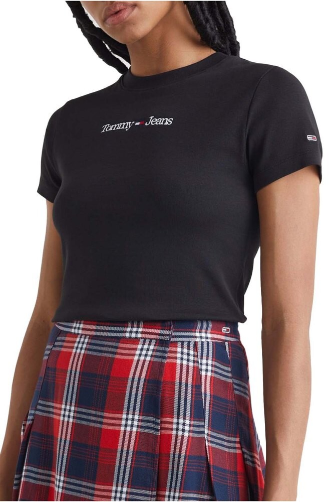 

Футболка Tommy Jeans DW0DW14364 Short Sleeve Crew Neck, черный