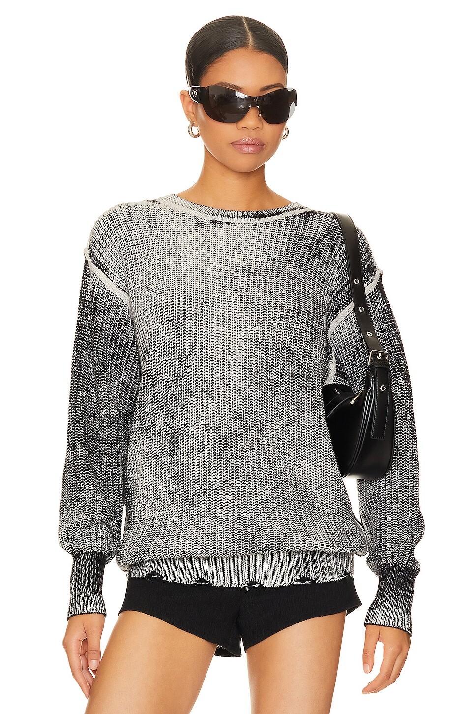 

Свитер Steve Madden Nelson, цвет Black & White