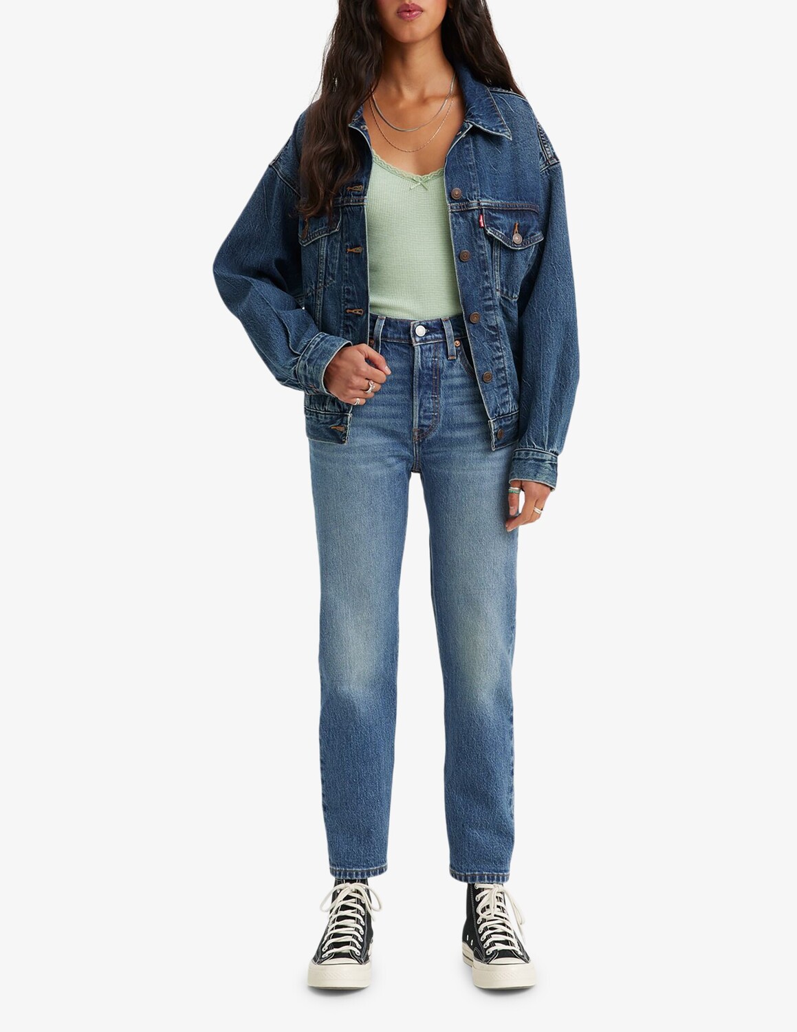 

Укороченные джинсы 501 Levi's, синий