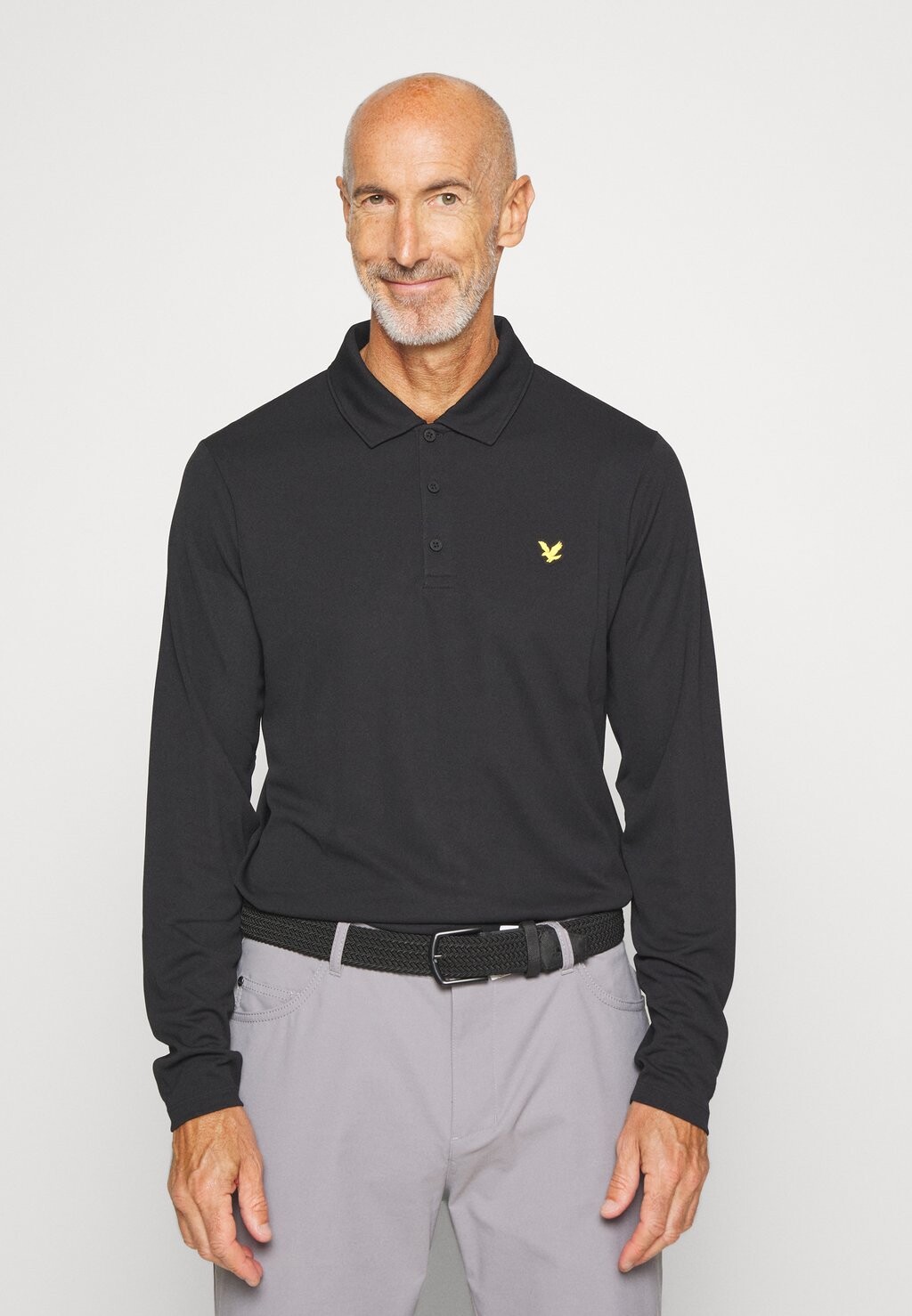 

Футболка с длинным рукавом TECH Lyle & Scott, угольно-черный