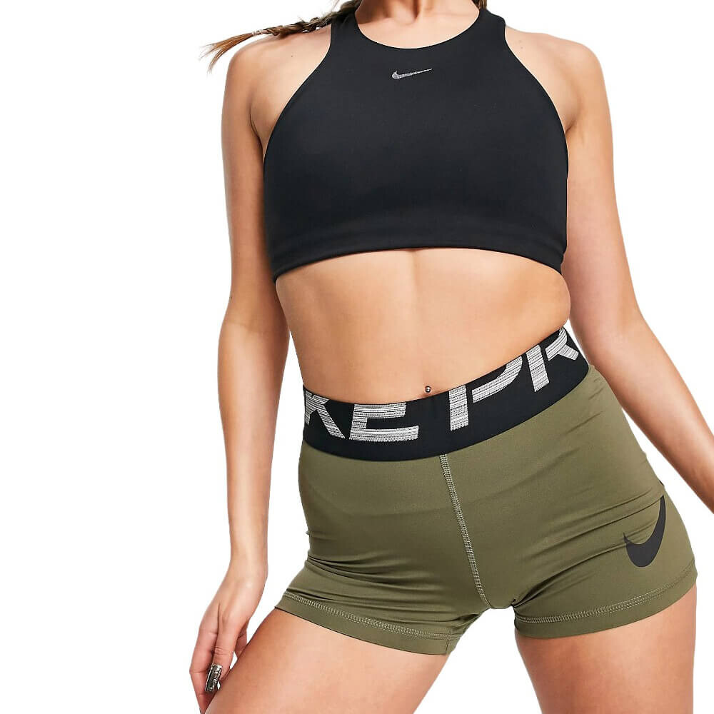 

Шорты Nike Pro Training GRX 3 Inch Booty, зеленый