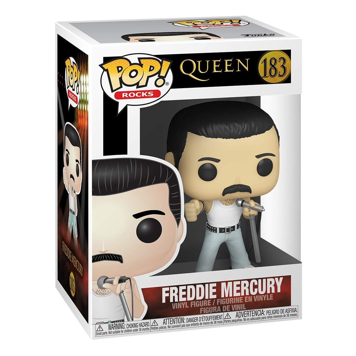 Фигурка Funko Pop! Rocks Queen Freddy Mercury Radio Ga Ga 1985 фигурка funko pop rocks queen freddie mercury king 184 50149