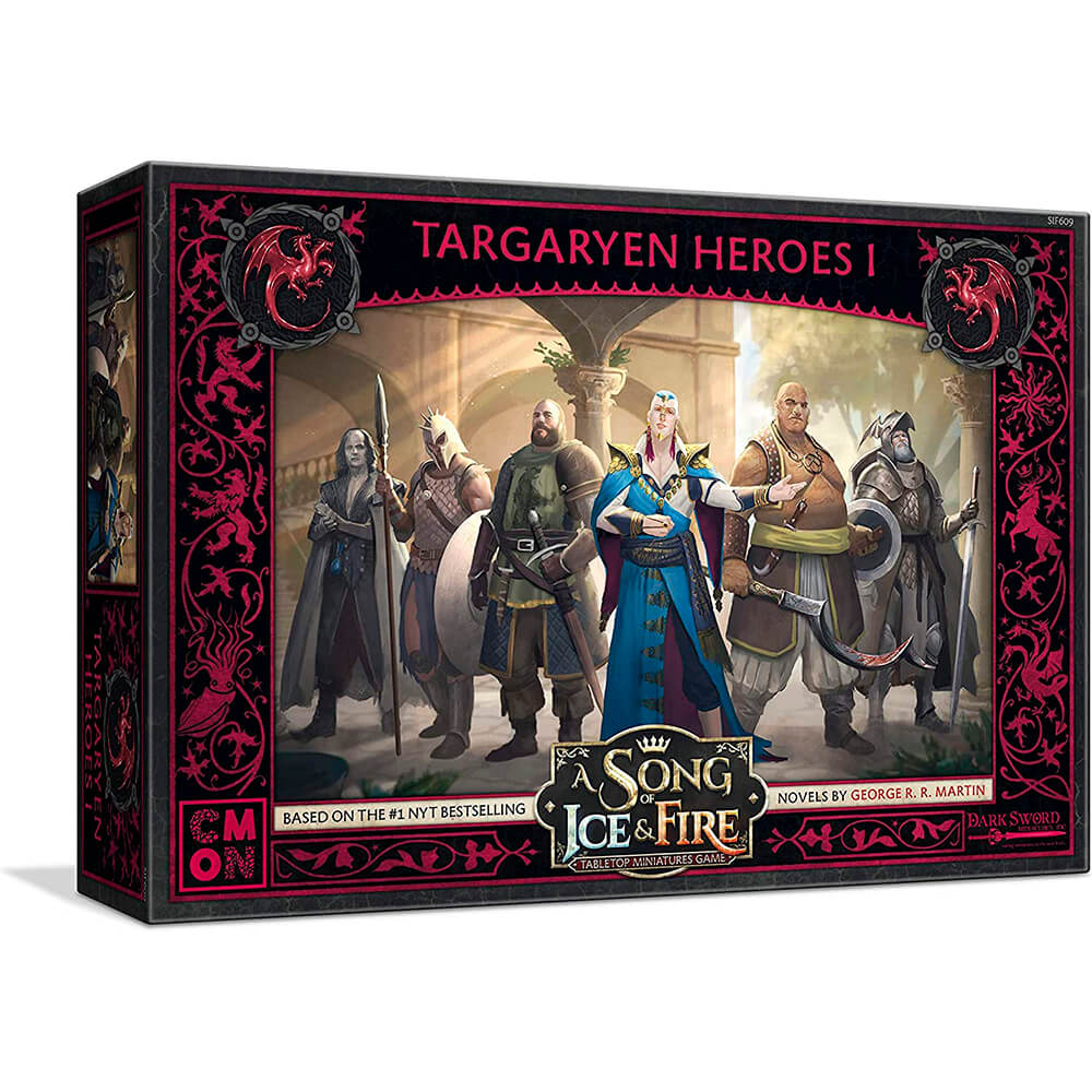 Дополнительный набор к CMON A Song of Ice and Fire Tabletop Miniatures Game, Targaryen Heroes I набор game of thrones кружка targaryen брелок targaryen 3d