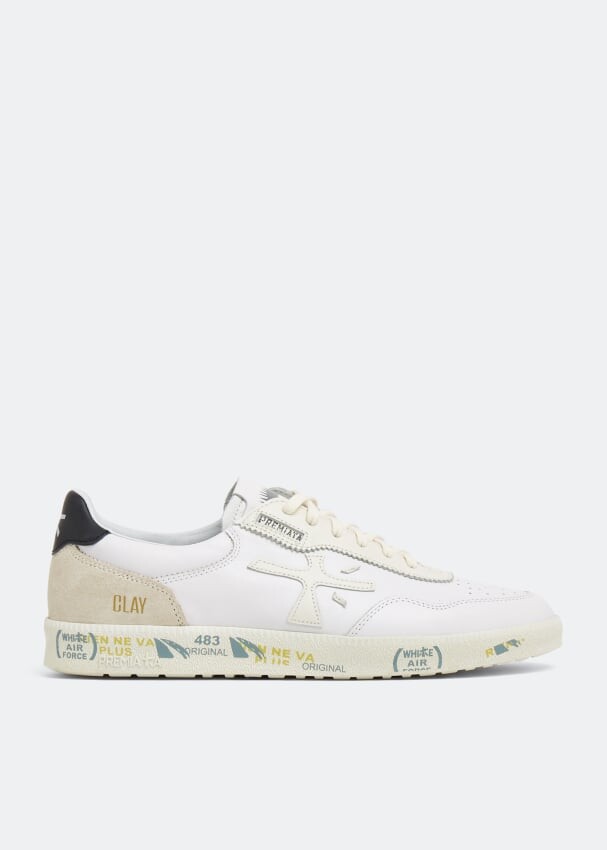 

Кроссовки PREMIATA Clay sneakers, белый