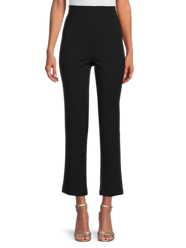 

Брюки H Halston с высокой посадкой, черный