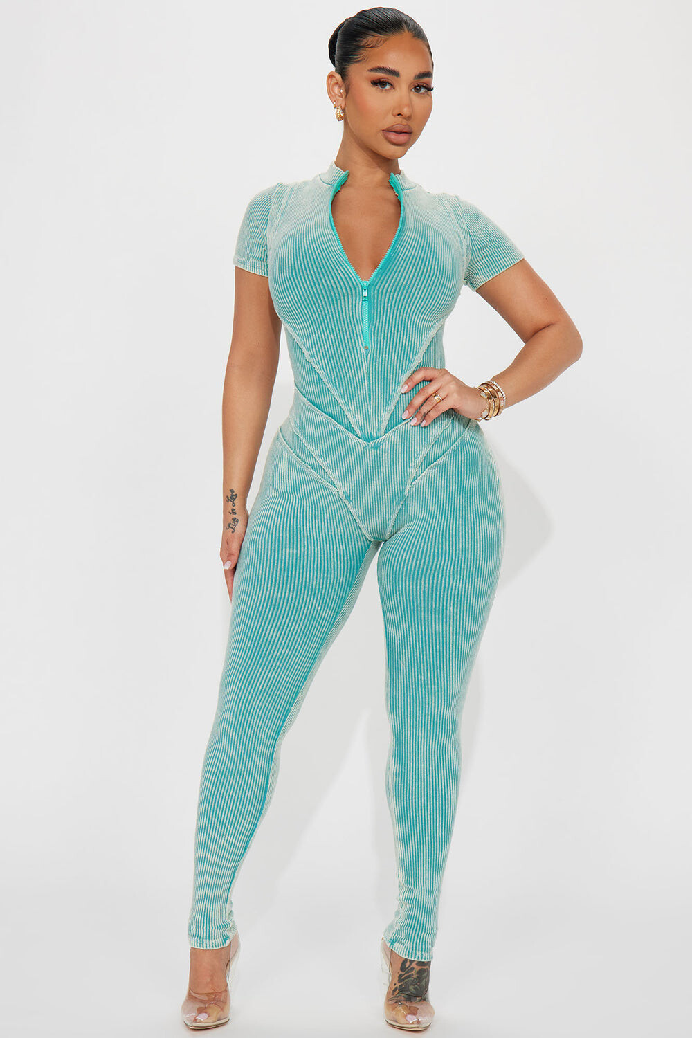 

Комбинезон Fashion Nova GD3590SS, мятный