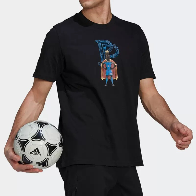 

Футболка Adidas, черный/мультиколор