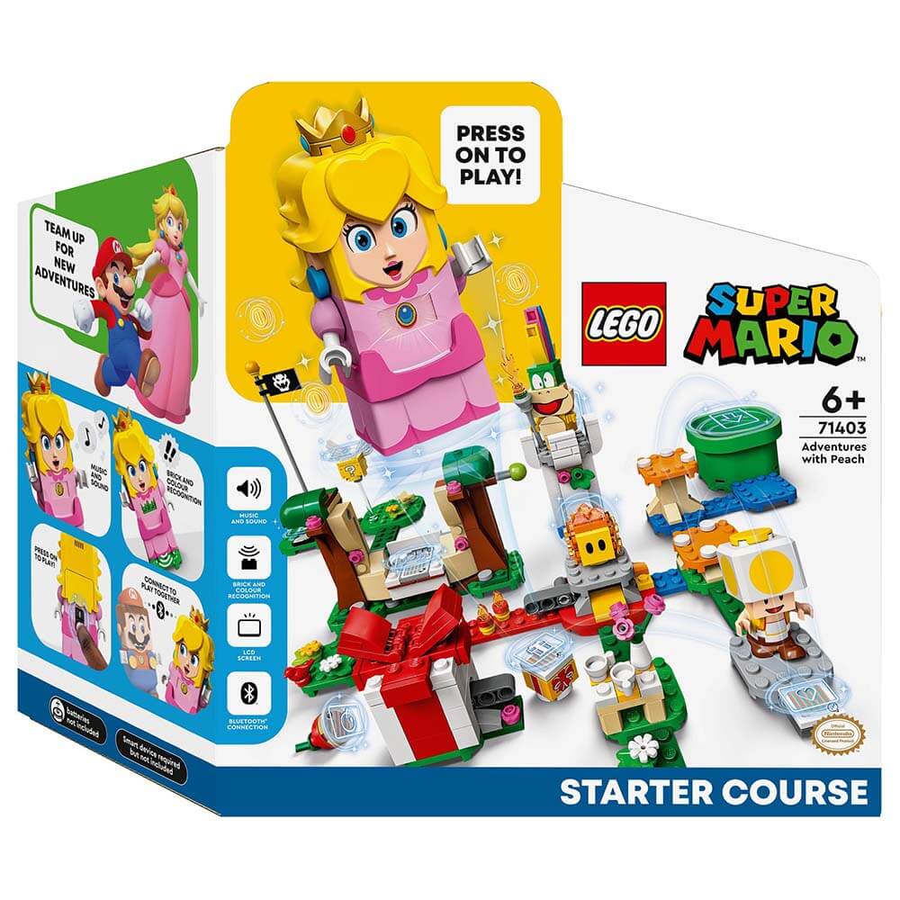 Заказать Конструктор LEGO Super Mario Adventures with Peach 354 pcs – цены,  описание и характеристики в «CDEK.Shopping»