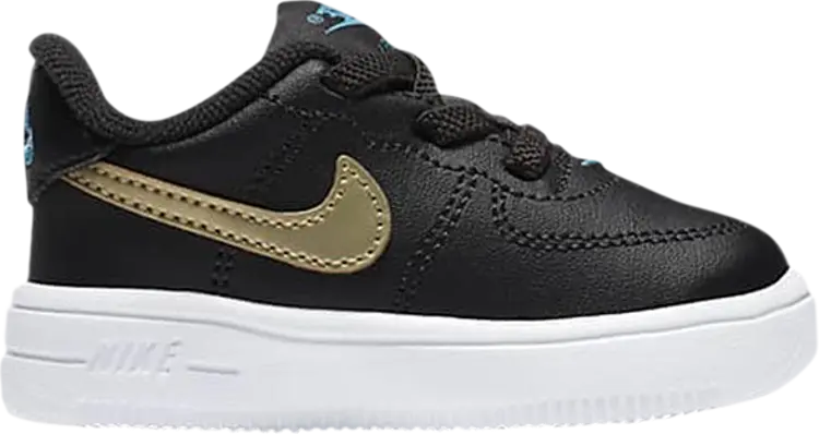 

Кроссовки Nike Force 1 '18 TD 'Black Metallic Gold Star', черный
