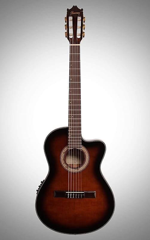 

Ibanez GA35TCEDVS Акустическая/электрическая гитара с нейлоновыми струнами - Dark Violin Burst