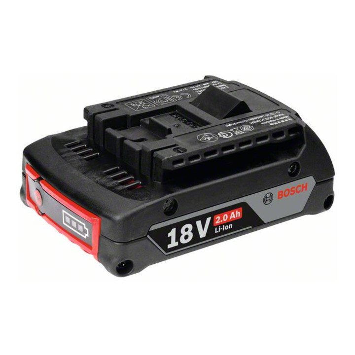 

Вставной аккумулятор Bosch 18 В для легких условий эксплуатации (LD) 2,0 А·ч Li-Ion GBA MB