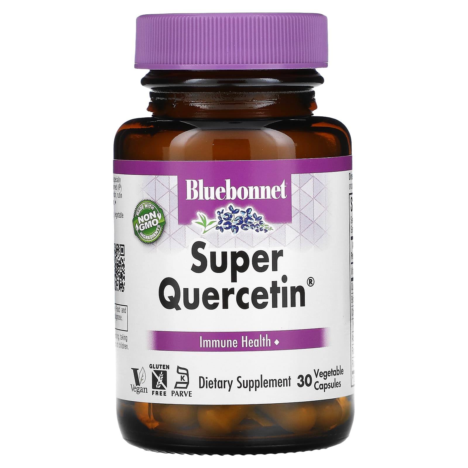 Супер Кверцетин Bluebonnet Nutrition, 30 капсул кверцетин super quercetin 90 капсул bluebonnet nutrition