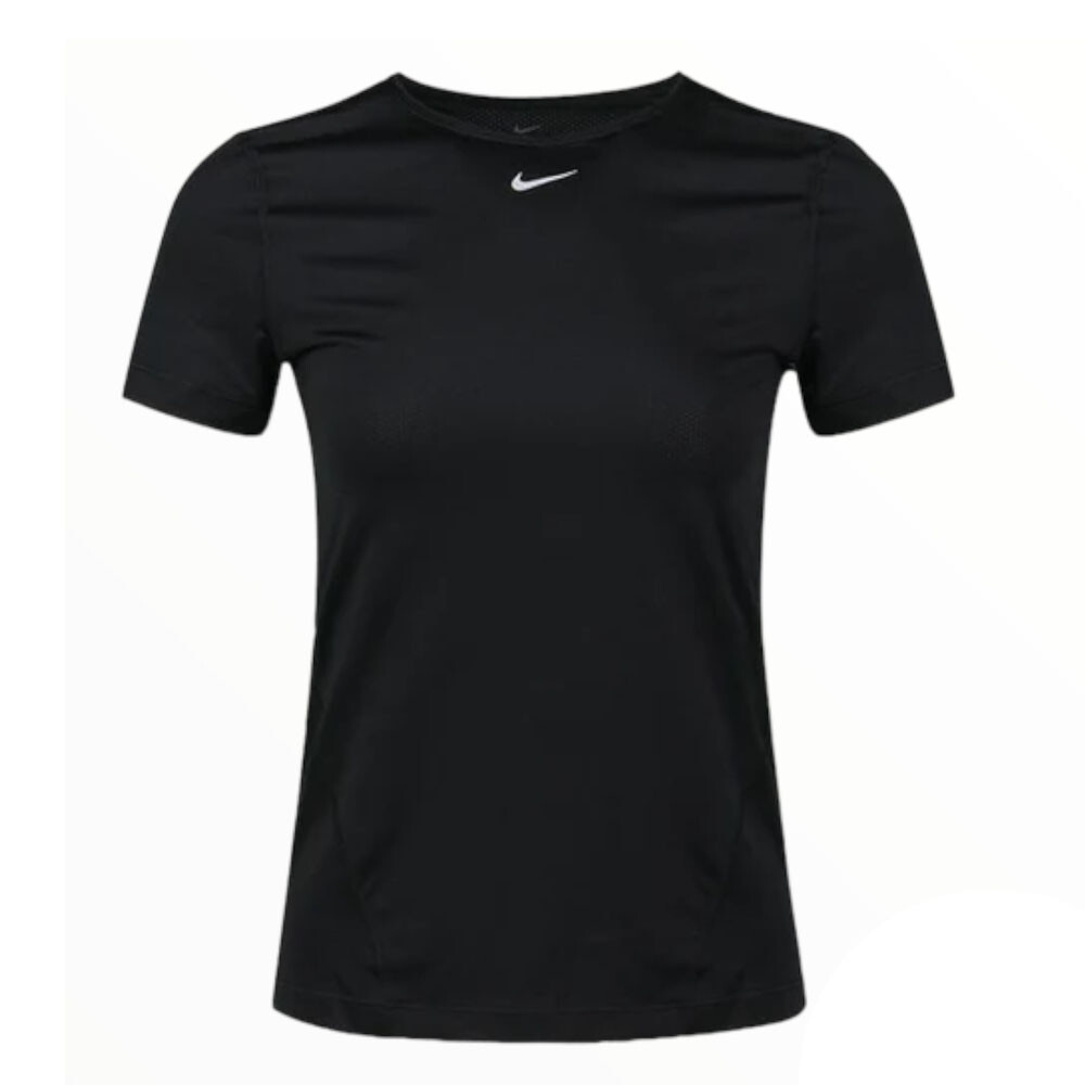 

Футболка Nike Pro Mesh Dri-FIT Slim Fit Breathable Quick Dry Training Short Sleeve, черный